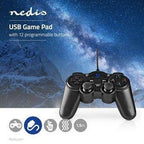 Nedis Gamepad | Force Feedback | USB-Voeding | Werkt met USB-Apparaten - afbeelding 8