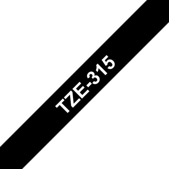 Laminated Tape Brother TZE315 Black Grey - afbeelding 7