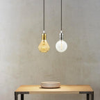 Home Sweet Home - E27 fItting - Goud - 4.8/4.8/5.8cm - Rond - voor E27 lamphouder gemaakt van metaal - geschikt voor E27 lichtbron - ENEC gekeurd - - afbeelding 5