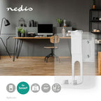 Nedis Speakerbeugel - Geschikt voor Sonos® One SL™ / Sonos® One™ / Sonos® PLAY:1™ - Wand - 3 kg - Draaibaar / Kantelbaar / Zwenken - Kantelbaar - Draaibaar - Staal - Wit - afbeelding 3