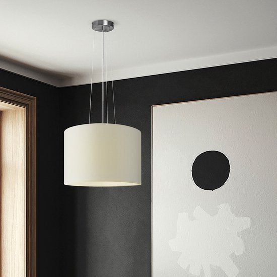Home Sweet Home - Moderne verlichtingspendel Hover voor lampenkap - Geborsteld staal - 12.5/12.5/100cm - hanglamp gemaakt van Metaal - geschikt - afbeelding 5