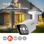 Nedis CCTV-Beveiligingscamera - HD 720p - Nachtzicht: 20 m - Netvoeding - 1/4" CMOS - Kijkhoek: 63 ° - Lens: 3.6 mm - ABS - Wit / Zwart - afbeelding 6