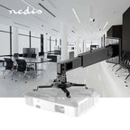 Nedis Projectorbeugel - Draai- en Kantelbaar - 15 kg - Draaibaar - Kantelbaar - Staal - Zwart - afbeelding 3