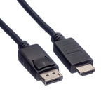 Nedis DisplayPort-Kabel - DisplayPort Male - HDMI Connector - 4K@30Hz - Vernikkeld - 2.00 m - Rond - PVC - Zwart - Label - afbeelding 5