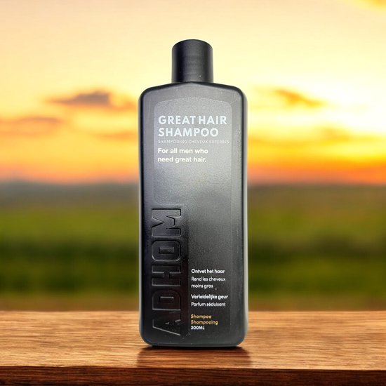 ADHOM Great Hair Shampoo 300ml vet haar - afbeelding 3