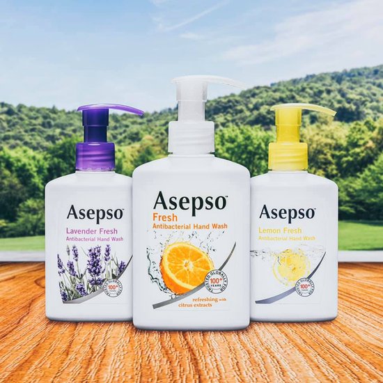Asepso - Lemon Fresh - Antibacterieel - Handzeep - 6x 250ml - Voordeelverpakking - afbeelding 5