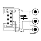 Nedis Scart - Composiet 3RCA kabel - 2 meter - afbeelding 4