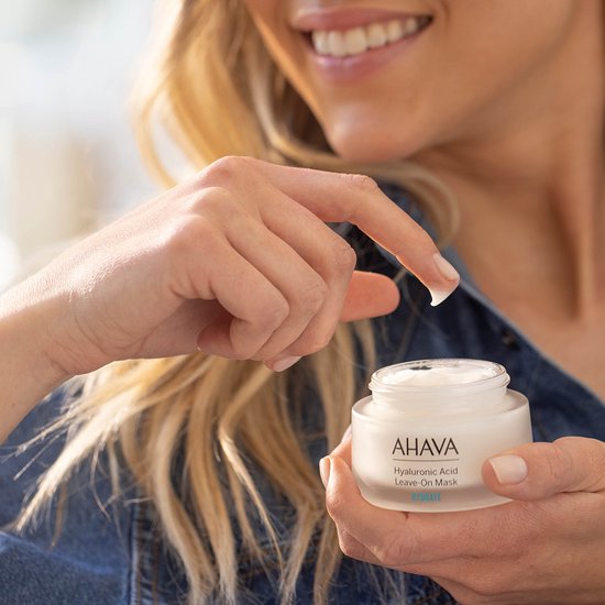 AHAVA Hyaluronzuur Gezichtsmasker - Intensieve Hydratatie & Verjonging | Anti-Uitdroging | Biedt Zachtheid, Gladheid & Soepelheid | Hyaluronic Acid Mask voor Dames & Heren | Gezichtsverzorging voor een Droge Huid & Gezicht - 50ml - afbeelding 14