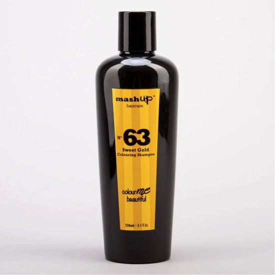 mashUp haircare Colour Me Beautiful N° 63 Sweet Gold Colouring Shampoo 250ml – 3 stuks - afbeelding 4