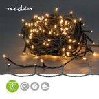Nedis Kerstverlichting - Koord - 180 LED's - Warm Wit - 13.50 m - Licht effecten: 7 - Binnen & Buiten - Netvoeding - afbeelding 8