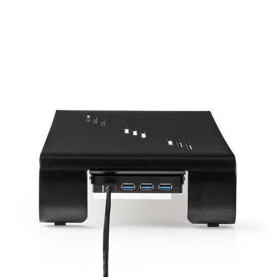 Nedis Monitorstandaard - Ergonomie: Yes - Maximaal draagvermogen: 18 kg - Universeel - USB Hub - Verstelbare hoogte: Nee - afbeelding 18