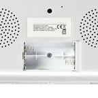 Nedis Keukenradio - Kastontwerp - FM - Netvoeding - Digitaal - 1.5 W - 2 " - Zwart-Blauw Scherm - Wekker - Wit / Zilver - afbeelding 11