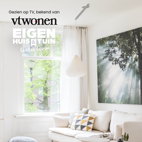 Lightswing® Single 90cm - Ophangsysteem voor één Hanglamp tot 3,5 KG - Roestvrij Staal - 80cm Verplaatsbare Verlichting - Verstelbare Hanglamp Systeem - Hanglampen Eetkamer - afbeelding 4