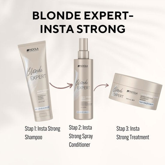 Indola - Blonde Expert Insta Strong Spray Conditioner - 200ml - afbeelding 3