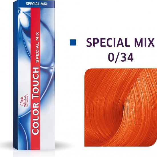 Vopsea Semipermanenta Wella Professionals Color Touch 0/34, 60ml - afbeelding 1