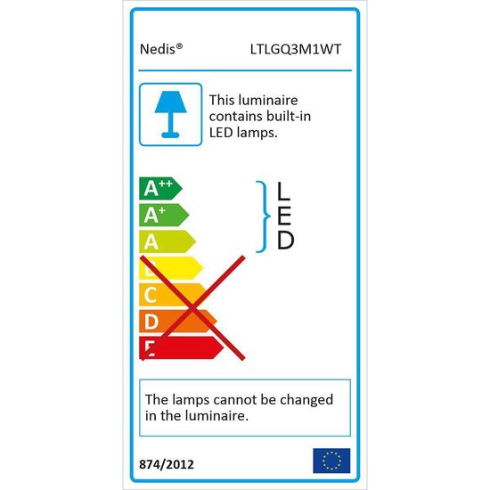 Nedis LED-Lamp met Draadloze Lader - Dimmer - Op Product - Qi - 5 W - Met dimfunctie - Koel Wit / Natuurlijk Wit / Warm Wit - 2700 - 6500 K - afbeelding 12