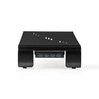 Nedis Monitorstandaard - Ergonomie: Yes - Maximaal draagvermogen: 18 kg - Universeel - USB Hub - Verstelbare hoogte: Nee - afbeelding 15