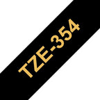 TZ-354 24mm - gold on black - laminated(8m) - afbeelding 1