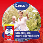 Dagravit Totaal 30 Vitaal 50+ Multivitaminen voordeelverpakking - Vitamine B1, B2, B3, B5, B6, B12 en koper dragen bij aan een goede energiehuishouding - 100 tabletten - afbeelding 3