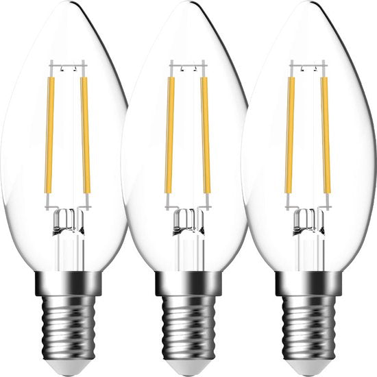Energetic - Kaars LED lamp - 3 PCS - E14 - 40W - 2700k - afbeelding 3