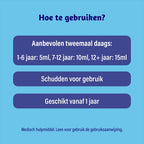 Dampo Kids Kindersiroop Alle Hoest + Vrije luchtwegen - Voor droge en vastzittende hoest - Vanaf 1 jaar - Medisch hulpmiddel - 100 ml - afbeelding 4
