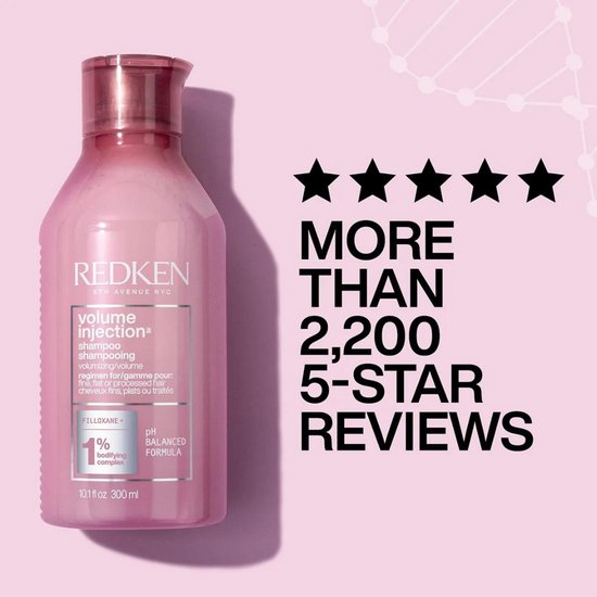 Redken Volume Injection Shampoo – Glanzende lift & body voor alle haartypes – 300 ml - afbeelding 7