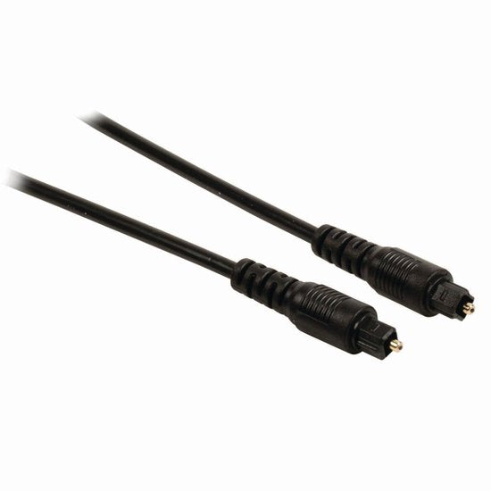 Nedis Optische Audiokabel - TosLink Male - TosLink Male - m - Rond - PVC - Zwart - afbeelding 23