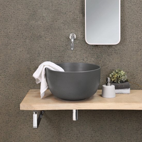 Differnz Ophangbeugel Voor wastafel 15 x 2.5 x 44 cm chroom - afbeelding 2