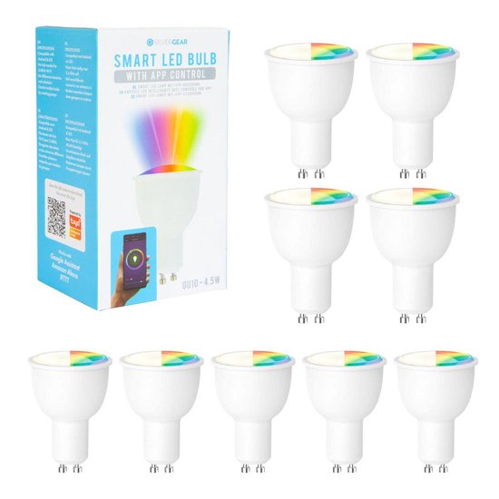 Silvergear Smart WiFi Led GU10 - stuks - Via iOS en Android App - Google Home en Amazon Alexa - afbeelding 14