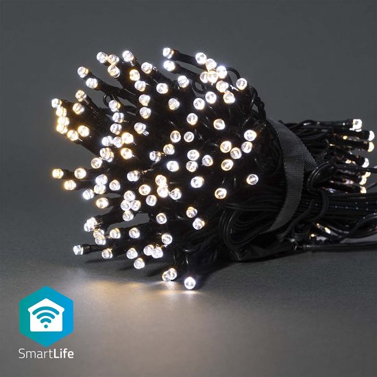 Nedis SmartLife Decoratieve LED - Koord - Wi-Fi - Warm tot Koel Wit - LED's - m - Android™ / IOS - afbeelding 1