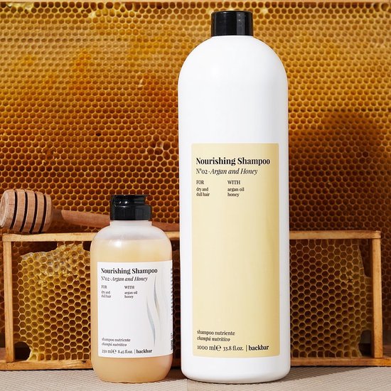 FarmaVita Back.Bar N°02 Argan & Honey Nourishing Shampoo Vrouwen Zakelijk ml - afbeelding 4