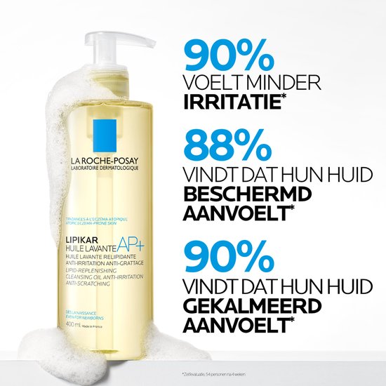 La Roche-Posay Lipikar Reinigingsolie AP+ - voor een Droge Huid met Neiging tot Atopisch Eczeem - 400ml - afbeelding 8