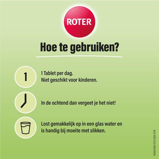 Roter Vitamine C 1000 mg Lime- Lychee - 4 x 15 bruistabletten - Voordeelverpakking - afbeelding 2