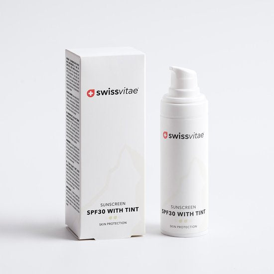 Swiss Vitae SkinCare - Sunscreen SPF30 met tint - Dagcreme - 30ml - afbeelding 1