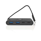 Nedis Computer Hub  USB-C™  2x USB-C™ / 2x USB 3.0 (5 G)  Power Delivery: 100 W  Zwart - afbeelding 9