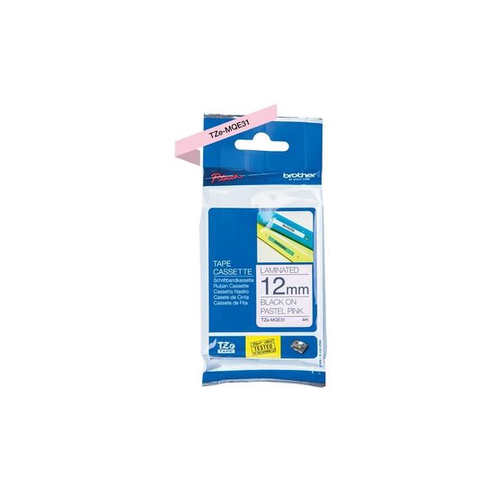 Labeltape pastel Brother TZe, TZ TZe-MQE31 Tapekleur: Pastelroze Tekstkleur:Zwart 12 mm 4 m - afbeelding 9