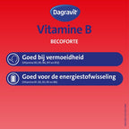 Dagravit Vitamine B Becoforte - Vitamine B3, B5, B6, B11 en B12 helpen om vermoeidheid te verminderen - 100 tabletten - afbeelding 5