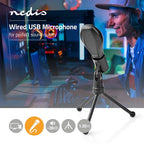 Nedis Microfoon - Apparaat: Desktop / Notebook - Bedraad - 1x USB - afbeelding 4