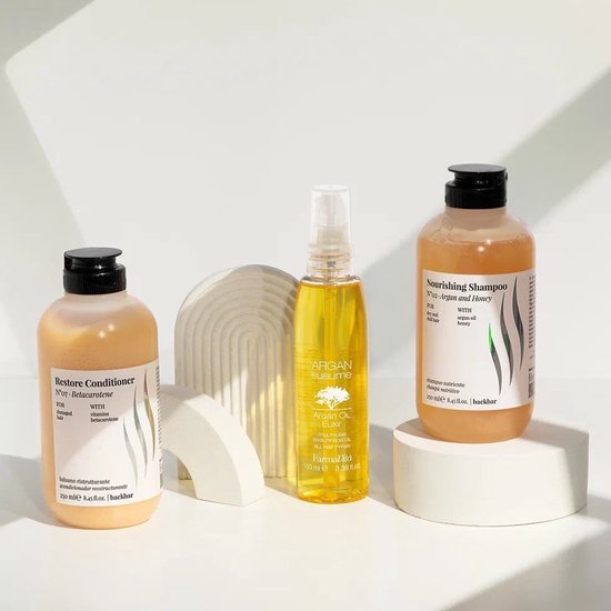 FarmaVita Back.Bar N°02 Argan & Honey Nourishing Shampoo Vrouwen Zakelijk ml - afbeelding 2