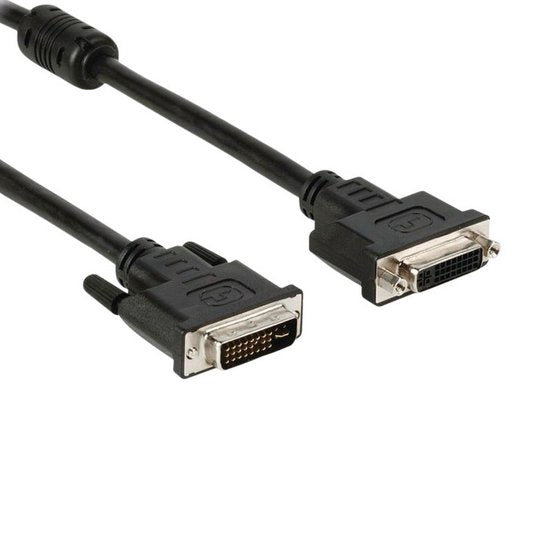 Nedis DVI-Kabel - DVI-I 24+5-Pin Male - DVI-I 24+5-Pins Female - 2560x1600 - Vernikkeld - 2.00 m - Recht - PVC - Zwart - Polybag - afbeelding 11