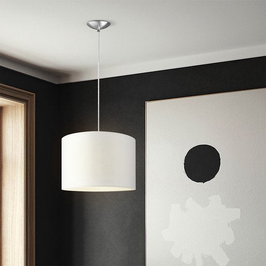 Home Sweet Home - Moderne verlichtingspendel Basic voor lampenkap - Geborsteld staal - 11/11/250cm - hanglamp gemaakt van Metaal - geschikt voor - afbeelding 4