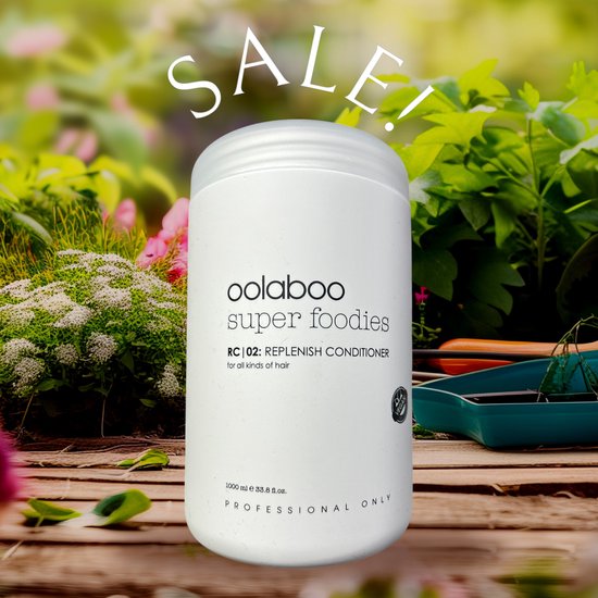 Oolaboo Super foodies Replenish Conditioner 1000 ml met pomp - afbeelding 2