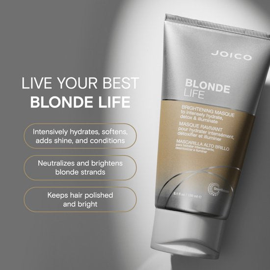 Revitaliserend Masker Joico Blonde Life 150 ml - afbeelding 5