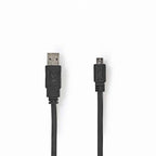 Nedis USB-Kabel - USB 2.0 - USB-A Male - USB Micro-B Male - 480 Mbps - Vernikkeld - 1.00 m - Plat - PVC - Zwart - Envelop - afbeelding 7