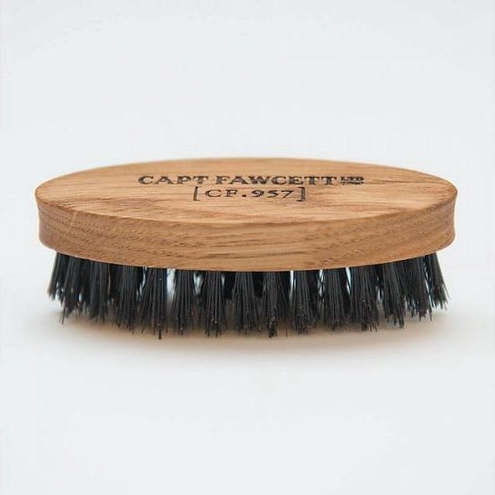 Captain Fawcett's Beard & Moustache Borstel Wild Boar Bristle Moustache Brush 1Stuks - afbeelding 2