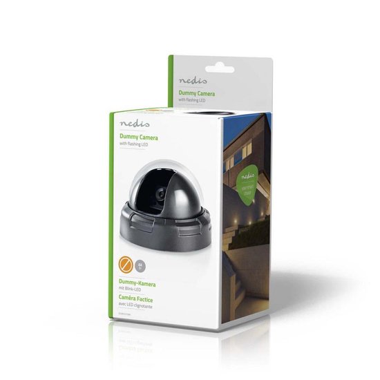 Nedis DUMCD10BK Dummy Beveiligingscamera Dome Ip44 Zwart - afbeelding 2
