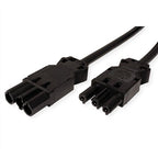 Bachmann installatiestekker stroomkabel - geschikt voor WielandGST18® - GST18® / zwart - 1 meter - afbeelding 1