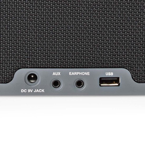 Nedis DAB+ Radio - Tafelmodel - DAB+ / FM - 2.40 " - Kleurenscherm - Batterij Gevoed / Netvoeding - Digitaal - 24 W - Bluetooth - Koptelefoonoutput - Wekkerfunctie - Slaaptimer - IP20 - Handvat - Zwart - afbeelding 9