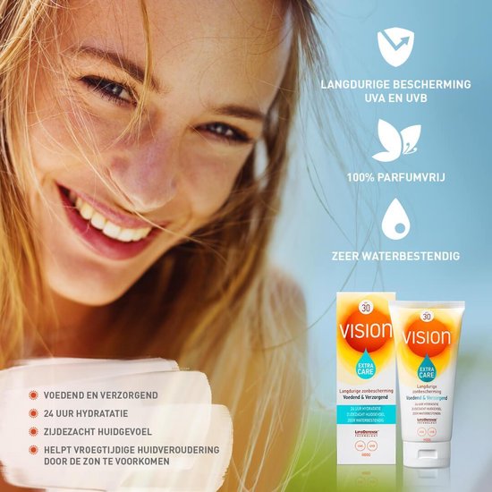 Vision Extra Care SPF 30 - Zonnebrand - Factor 30 - 180 ml - afbeelding 3