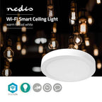 Wi-Fi Smart Plafondlamp   30  Warm tot Koel Wit  lm  W  Slank Design  Aluminium - afbeelding 5